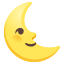 Gemoji image for :last_quarter_moon_with_face: