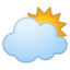 image for :sun behind large cloud: