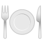 image for :fork and knife with plate: