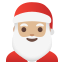 image for :Santa Claus: medium-light skin tone: