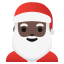 image for :Santa Claus: dark skin tone: