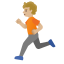 image for :person running: medium-light skin tone: