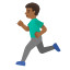 image for :man running: medium-dark skin tone: