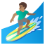 image for :man surfing: medium skin tone: