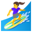 image for :woman surfing: