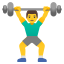 image for :man lifting weights: