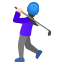 image for :woman golfing: light skin tone: