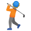 image for :person golfing: medium-light skin tone: