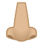 image for :nose: medium-light skin tone: