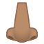 image for :nose: medium skin tone: