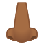 image for :nose: medium-dark skin tone: