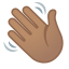 image for :waving hand: medium skin tone: