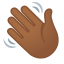 image for :waving hand: medium-dark skin tone: