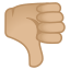 image for :thumbs down: medium-light skin tone: