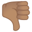 image for :thumbs down: medium skin tone: