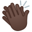 image for :clapping hands: dark skin tone: