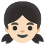 image for :girl: light skin tone: