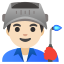 image for :man factory worker: light skin tone: