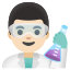 image for :man scientist: light skin tone: