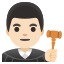 image for :man judge: light skin tone: