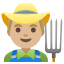 image for :man farmer: medium-light skin tone: