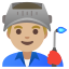 image for :man factory worker: medium-light skin tone: