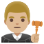 image for :man judge: medium-light skin tone:
