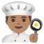 image for :man cook: medium skin tone: