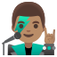 image for :man singer: medium skin tone: