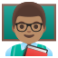 image for :man teacher: medium skin tone: