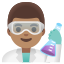 image for :man scientist: medium skin tone: