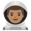 image for :man astronaut: medium skin tone: