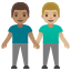 image for :men holding hands: medium skin tone, medium-light skin tone: