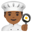 image for :man cook: medium-dark skin tone: