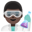 image for :man scientist: dark skin tone: