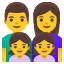 image for :family: man, woman, girl, girl: