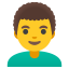image for :man: curly hair: