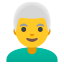 image for :man: white hair: