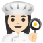 image for :woman cook: light skin tone: