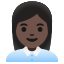 image for :woman office worker: dark skin tone: