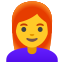 image for :woman: red hair: