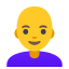 image for :woman: bald: