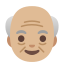 image for :old man: medium-light skin tone: