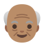 image for :old man: medium skin tone: