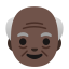image for :old man: dark skin tone: