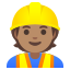 image for :construction worker: medium skin tone: