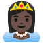 image for :princess: dark skin tone: