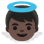 image for :baby angel: dark skin tone: