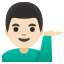 image for :man tipping hand: light skin tone: