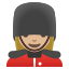 image for :woman guard: medium-light skin tone: